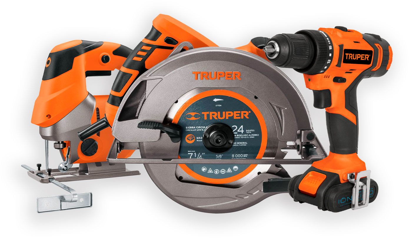 grupo de herramientas colo naranja